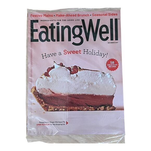 EatingWell Magazine Lot 6 Issues 2017 2018 2021 Holidays Recipes Cooking Food - Picture 7 of 8